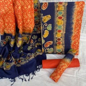 সবার প্রিয় সিল্ক বাটিক থ্রি পিস!