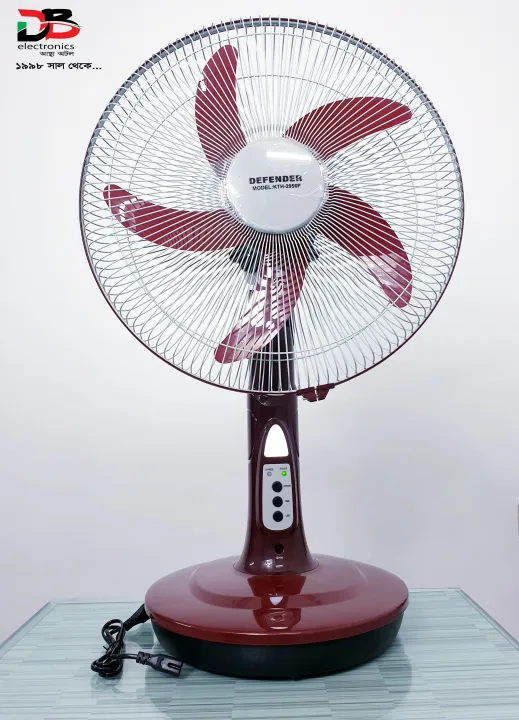 Rechargeable Fan Defender / Kennede (16") KTH/KN-2956P, Warranty: 01 Year, Service Warranty 03 Years.